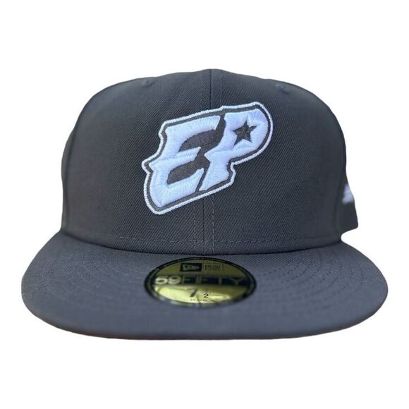 El Paso Chihuahuas New Era 59FIFTY Fitted Hat Gray Size 7 1/2 MiLB - Picture 1 of 7